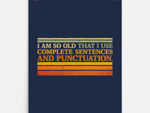 Complete Sentences And Punctuation