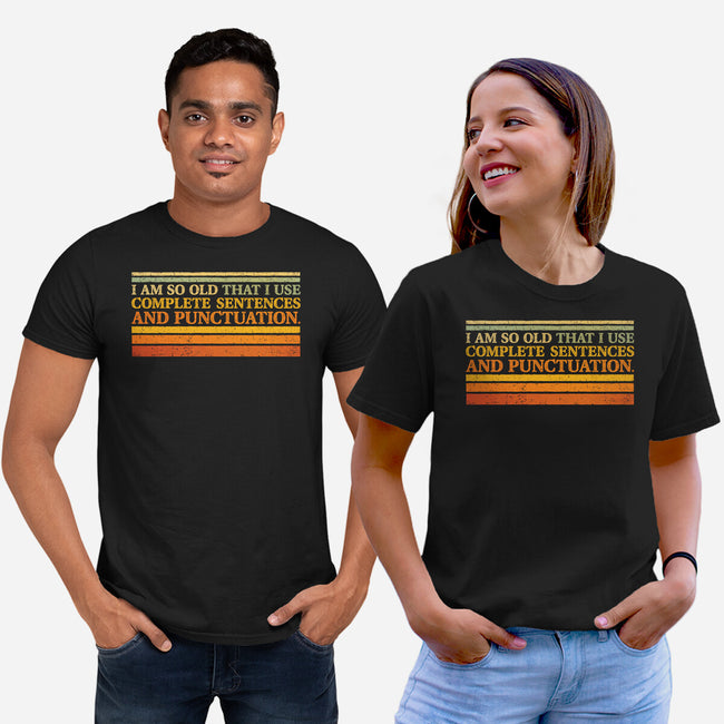 Complete Sentences And Punctuation-Unisex-Basic-Tee-kg07