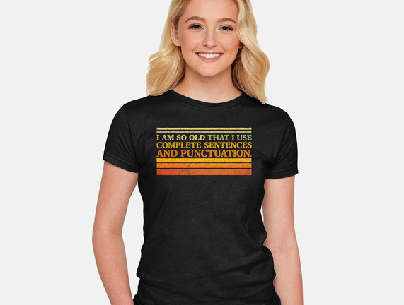 Complete Sentences And Punctuation