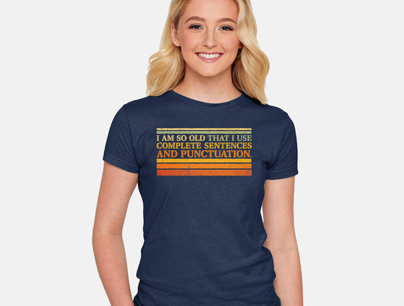 Complete Sentences And Punctuation