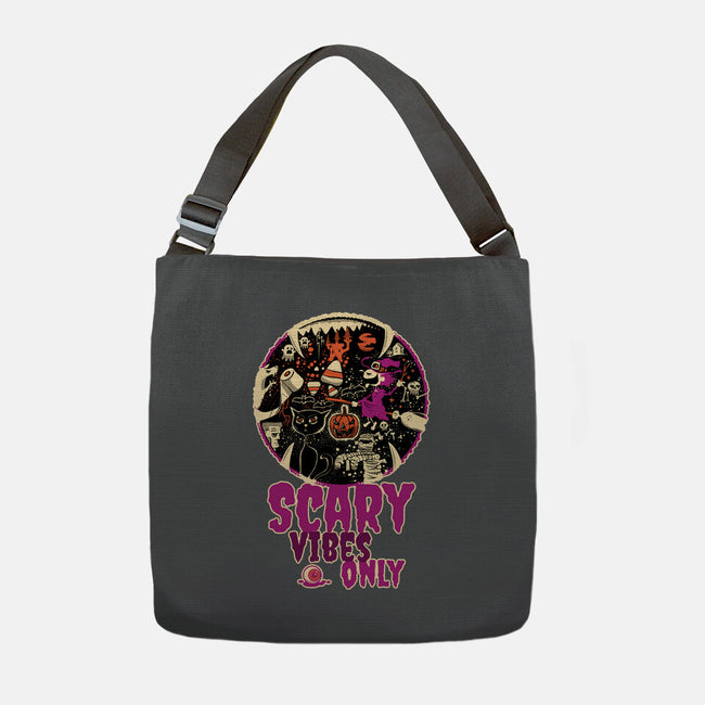 Scary Vibes Only Please-None-Adjustable Tote-Bag-imisko