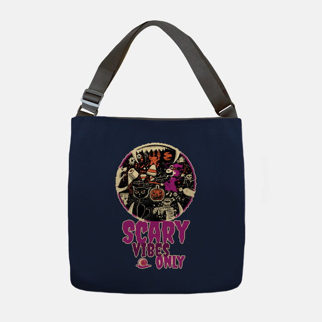 Scary Vibes Only Please-None-Adjustable Tote-Bag-imisko