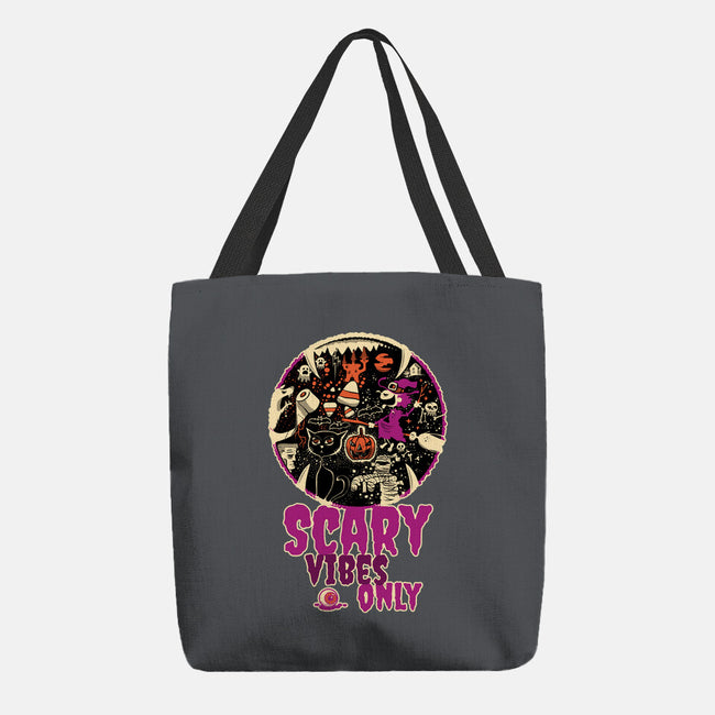 Scary Vibes Only Please-None-Basic Tote-Bag-imisko