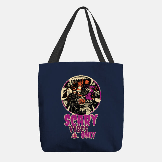 Scary Vibes Only Please-None-Basic Tote-Bag-imisko