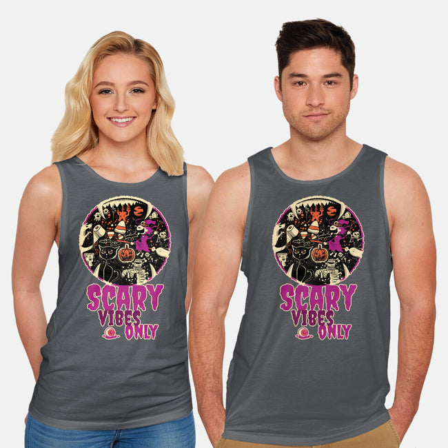 Scary Vibes Only Please-Unisex-Basic-Tank-imisko