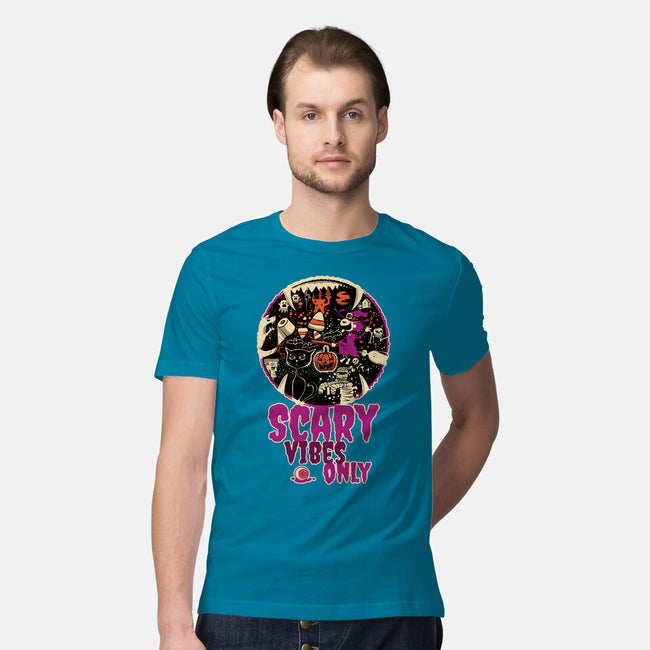 Scary Vibes Only Please-Mens-Premium-Tee-imisko