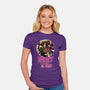 Scary Vibes Only Please-Womens-Fitted-Tee-imisko