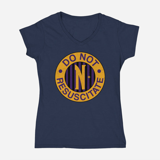 Nevermore Resuscitate-Womens-V-Neck-Tee-estudiofitas