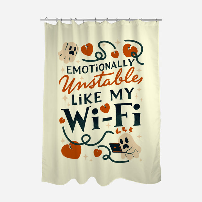 Emotionally Unstable-None-Polyester-Shower Curtain-FunkVampire