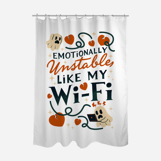 Emotionally Unstable-None-Polyester-Shower Curtain-FunkVampire