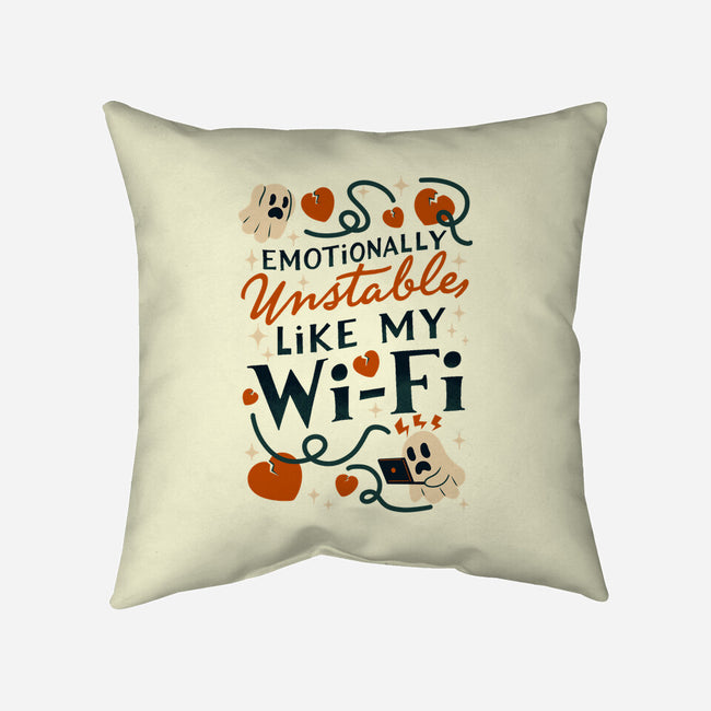 Emotionally Unstable-None-Removable Cover w Insert-Throw Pillow-FunkVampire