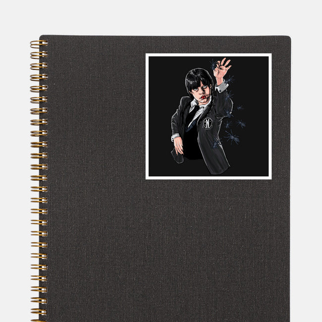 Chef Wednesday-None-Glossy-Sticker-zascanauta