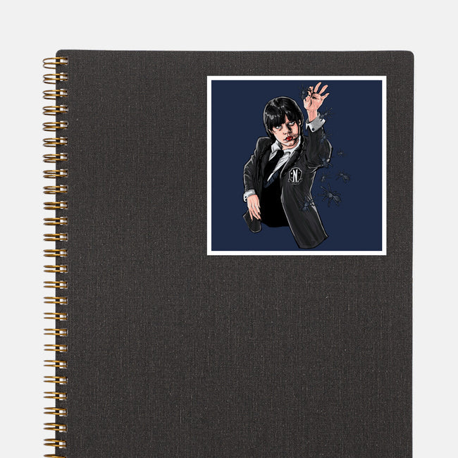 Chef Wednesday-None-Glossy-Sticker-zascanauta
