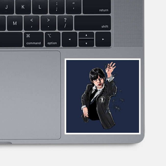 Chef Wednesday-None-Glossy-Sticker-zascanauta