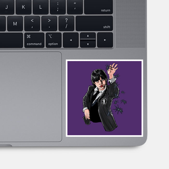 Chef Wednesday-None-Glossy-Sticker-zascanauta