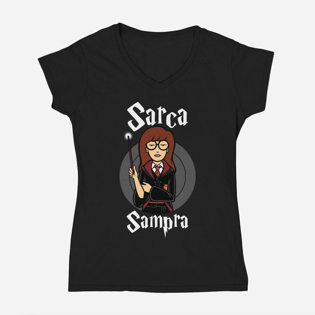 Sarca Sampra-Womens-V-Neck-Tee-Boggs Nicolas