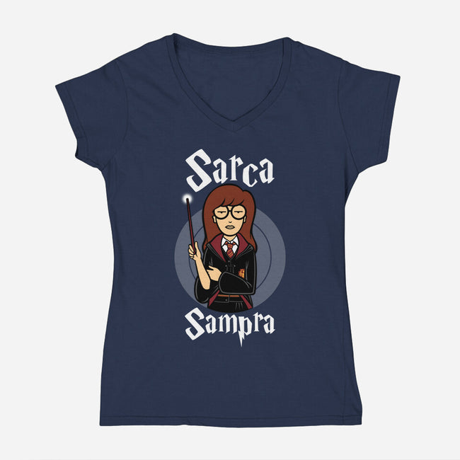 Sarca Sampra-Womens-V-Neck-Tee-Boggs Nicolas