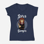 Sarca Sampra-Womens-V-Neck-Tee-Boggs Nicolas