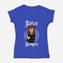 Sarca Sampra-Womens-V-Neck-Tee-Boggs Nicolas