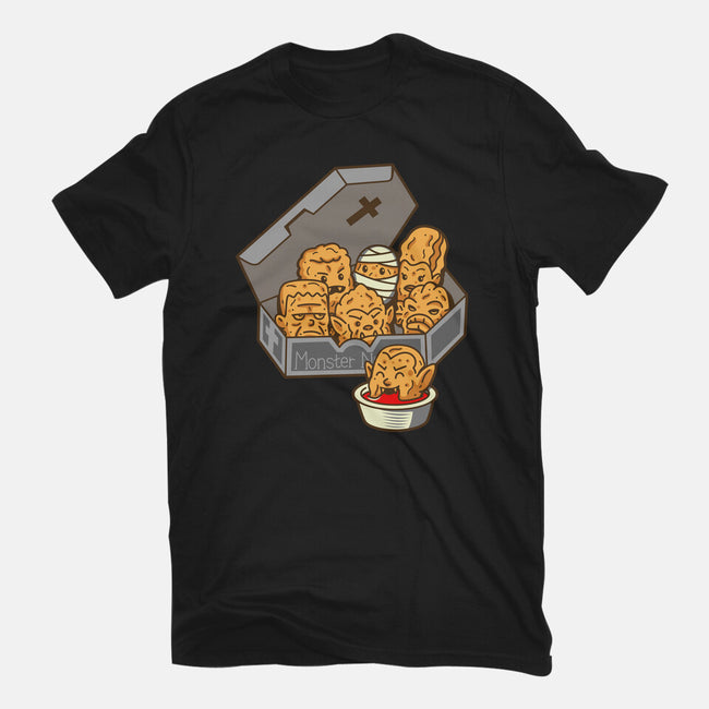 Monster Nuggets-Womens-Fitted-Tee-Boggs Nicolas