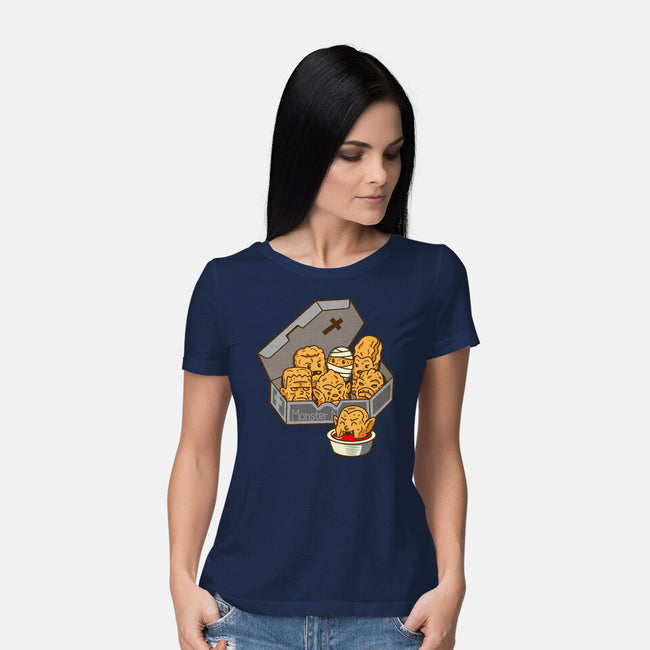 Monster Nuggets-Womens-Basic-Tee-Boggs Nicolas