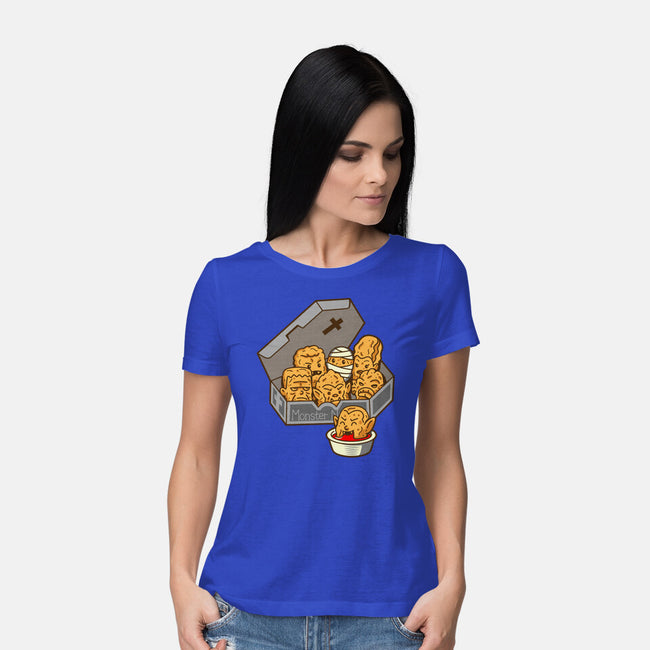 Monster Nuggets-Womens-Basic-Tee-Boggs Nicolas