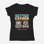Retired Not Expired-Womens-V-Neck-Tee-krisren28