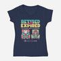 Retired Not Expired-Womens-V-Neck-Tee-krisren28