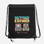 Retired Not Expired-None-Drawstring-Bag-krisren28