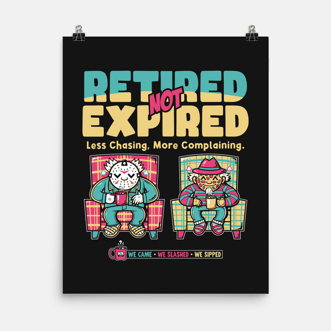 Retired Not Expired-None-Matte-Poster-krisren28