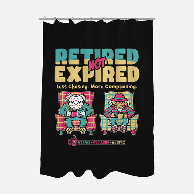 Retired Not Expired-None-Polyester-Shower Curtain-krisren28