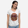 Luthen's Shop-Womens-V-Neck-Tee-Wheels