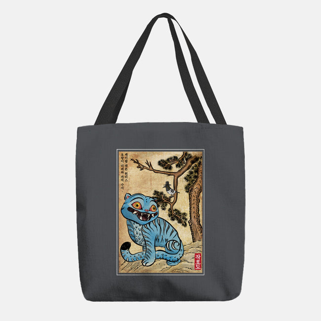 The Tiger And The Magpie-None-Basic Tote-Bag-DrMonekers