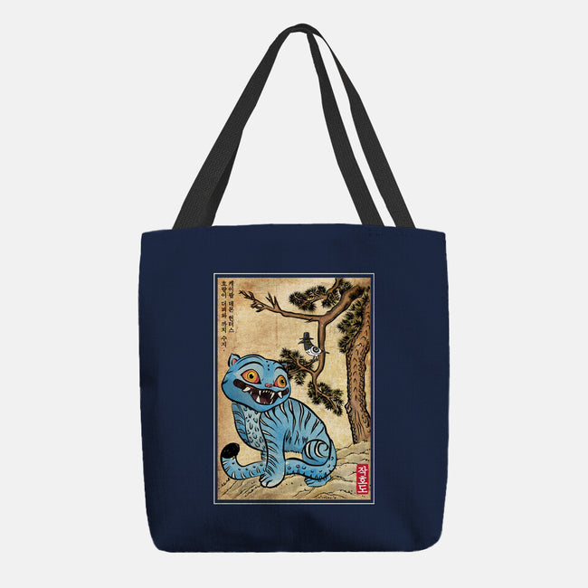 The Tiger And The Magpie-None-Basic Tote-Bag-DrMonekers