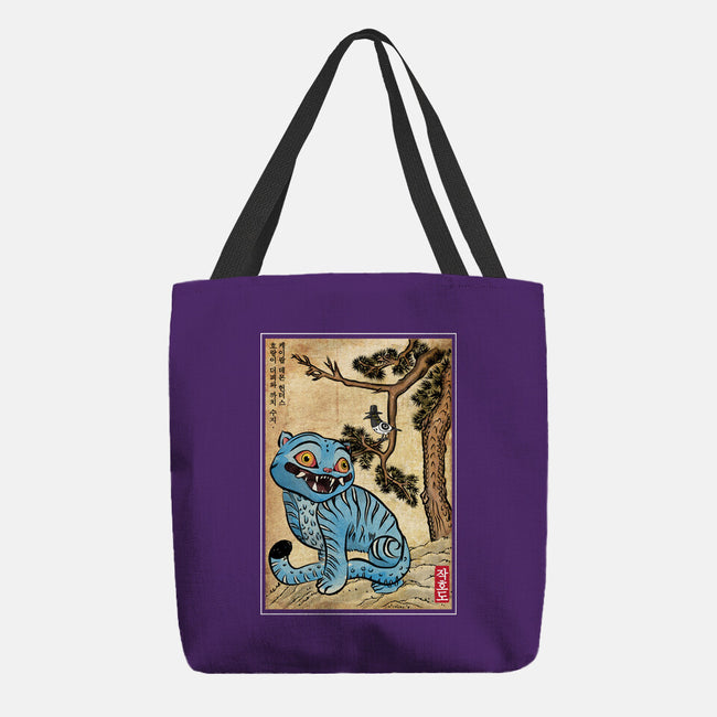 The Tiger And The Magpie-None-Basic Tote-Bag-DrMonekers