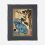 The Tiger And The Magpie-None-Fleece-Blanket-DrMonekers