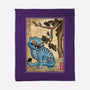 The Tiger And The Magpie-None-Fleece-Blanket-DrMonekers