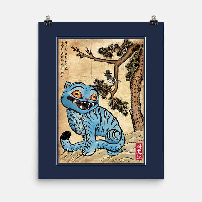 The Tiger And The Magpie-None-Matte-Poster-DrMonekers