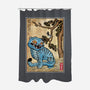 The Tiger And The Magpie-None-Polyester-Shower Curtain-DrMonekers