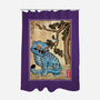 The Tiger And The Magpie-None-Polyester-Shower Curtain-DrMonekers