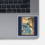The Tiger And The Magpie-None-Glossy-Sticker-DrMonekers