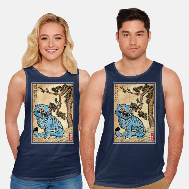 The Tiger And The Magpie-Unisex-Basic-Tank-DrMonekers