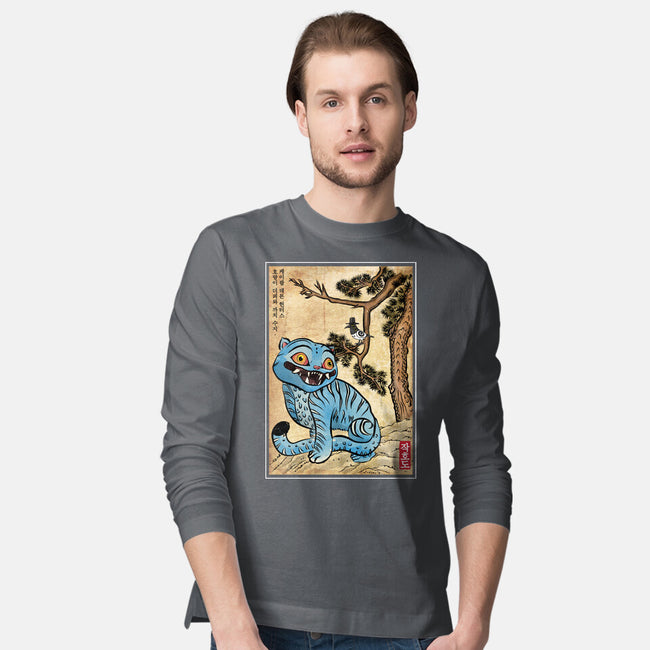 The Tiger And The Magpie-Mens-Long Sleeved-Tee-DrMonekers