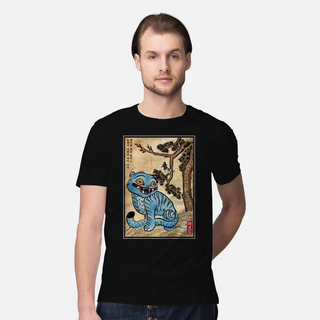 The Tiger And The Magpie-Mens-Premium-Tee-DrMonekers