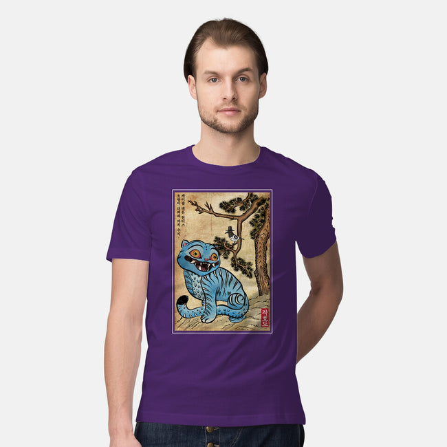The Tiger And The Magpie-Mens-Premium-Tee-DrMonekers