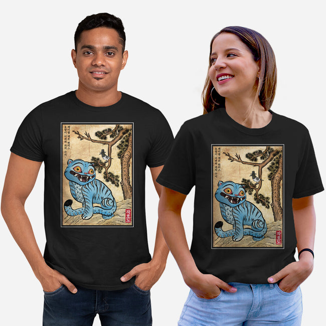 The Tiger And The Magpie-Unisex-Basic-Tee-DrMonekers