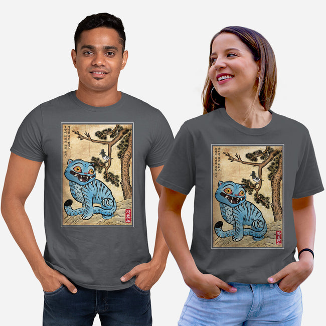 The Tiger And The Magpie-Unisex-Basic-Tee-DrMonekers