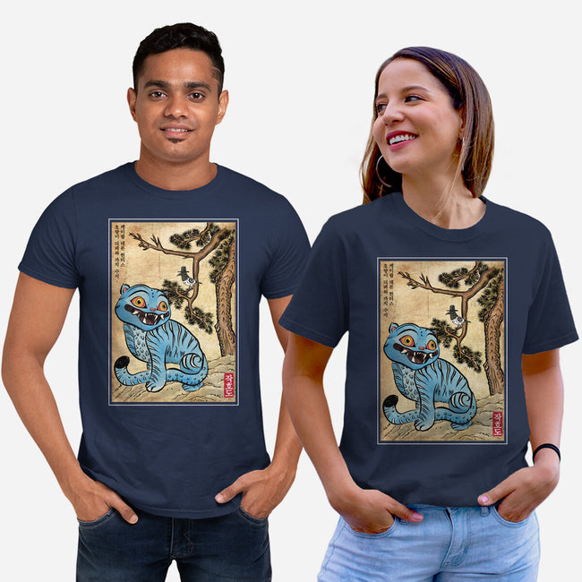 The Tiger And The Magpie-Unisex-Basic-Tee-DrMonekers