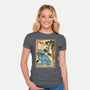 The Tiger And The Magpie-Womens-Fitted-Tee-DrMonekers
