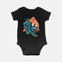 The Glowing Tiger-Baby-Basic-Onesie-glitchygorilla